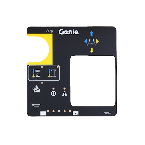 Aic Replacement Parts One New Control Box Overlay Decal Fits Genie GS-2032 GS-2046 GS-2632 78673GT-RAP - main